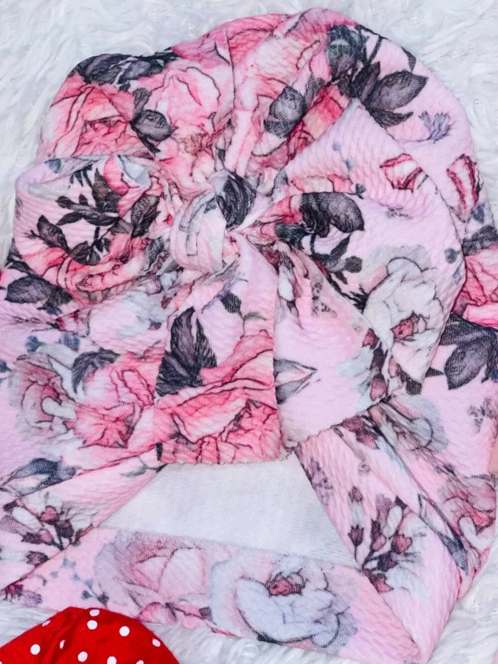 7 Baby Turban Head Bows Infants Hat Beanie Girls